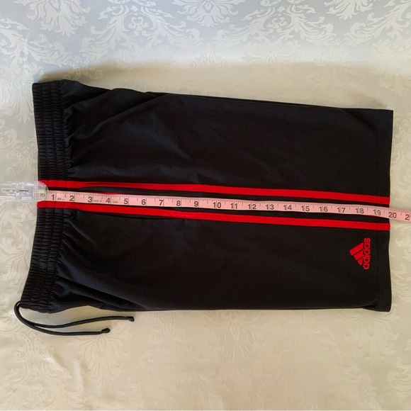 Adidas Boys XL Athletic Shorts Black - Picture 6 of 9